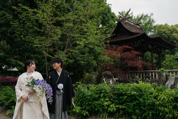 阿智神社でのご結婚式
